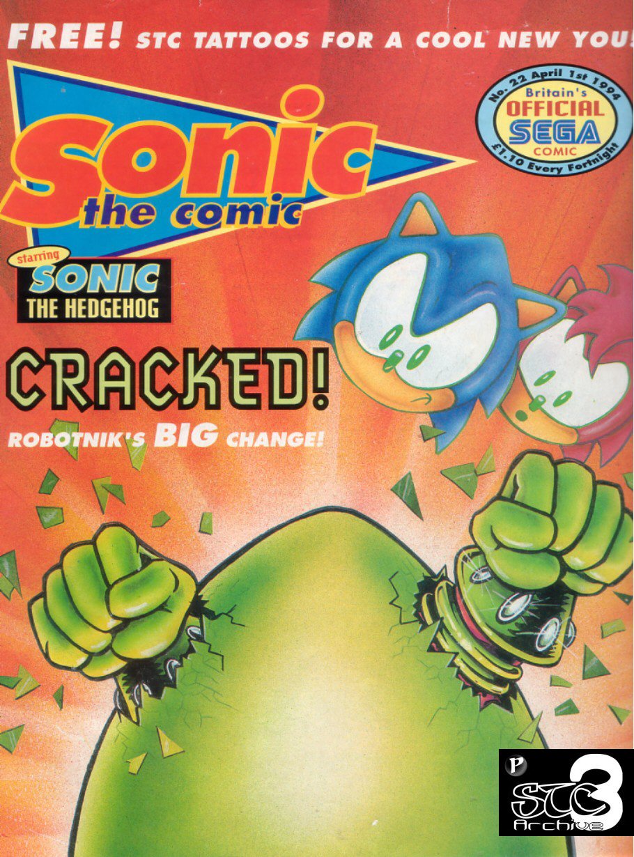 Sonic - The Comic Issue No. 022 Cover Page
